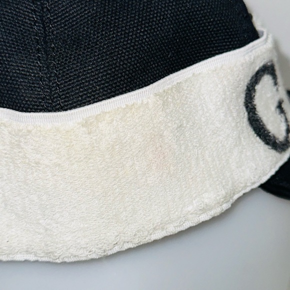 Gucci: Baseball Cap Gabardine Logo Terry Headband Hat - Picture 14 of 16
